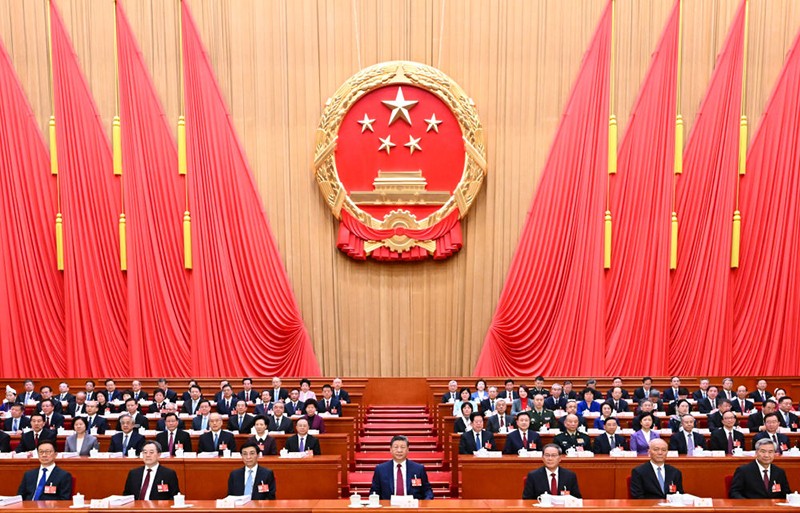 圖訊：十四屆全國人大四次會議在北京開幕